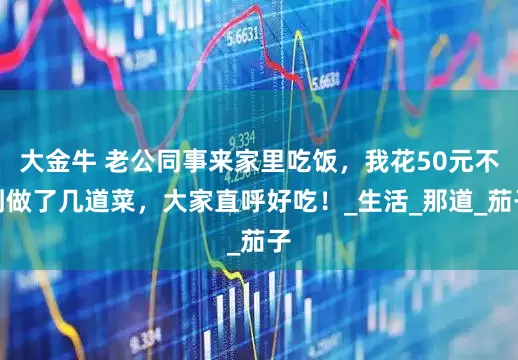 大金牛 老公同事来家里吃饭，我花50元不到做了几道菜，大家直呼好吃！_生活_那道_茄子